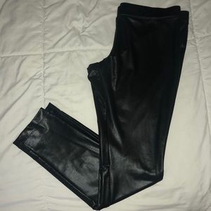 Express leather leggings